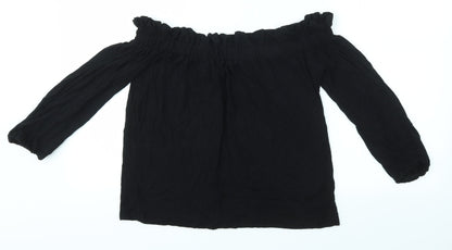 Primark Womens Black   Basic Blouse Size S