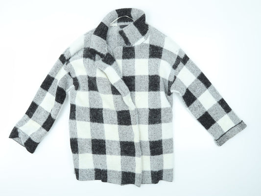 Primark Womens Grey   Overcoat Coat Size S