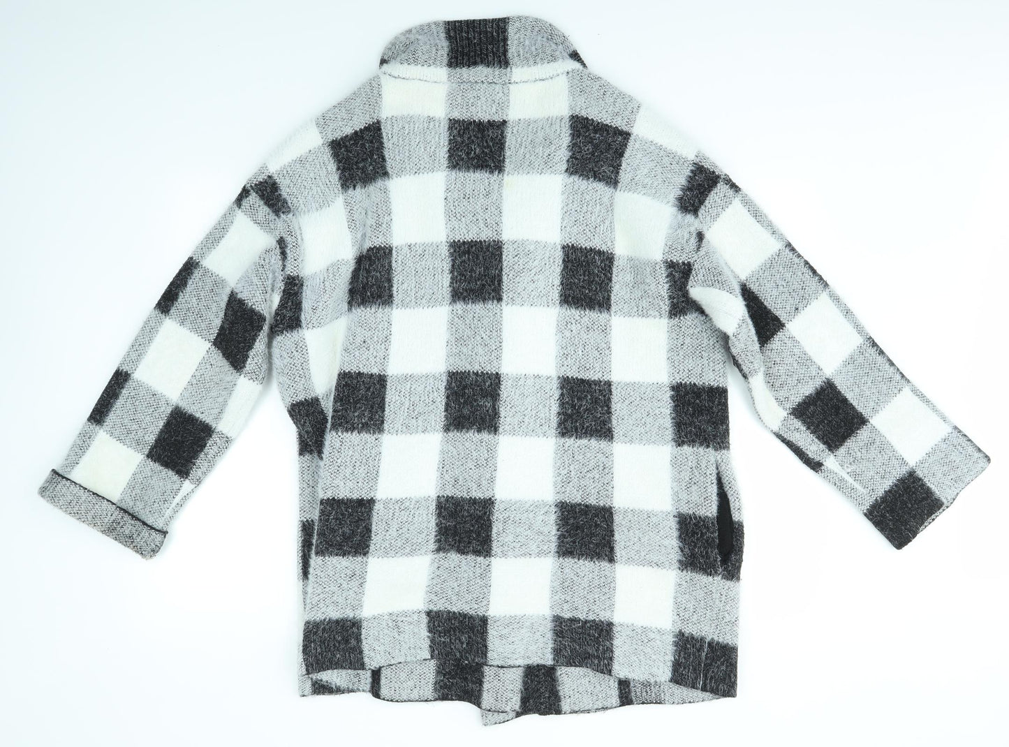 Primark Womens Grey   Overcoat Coat Size S