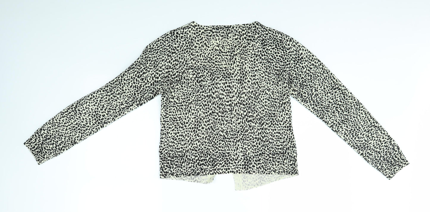 George Womens Multicoloured Animal Print  Cardigan Jumper Size 12