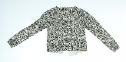 George Womens Multicoloured Animal Print  Cardigan Jumper Size 12