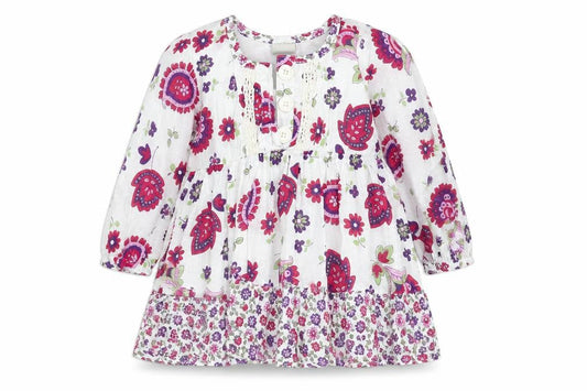 Pumpkin Patch Baby Multicoloured Floral  A-Line  Size 12-18 Months