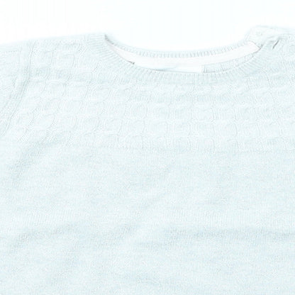 the little white company  Grey   Pullover Jumper Size 0-3 Months
