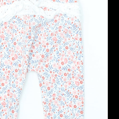 LITTLE NUTMEG Baby Multicoloured Floral  Jogger Leggings Size 3-6 Months