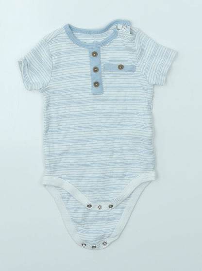 RENE ROFE Baby Multicoloured Striped  Babygrow One-Piece Size 3-6 Months