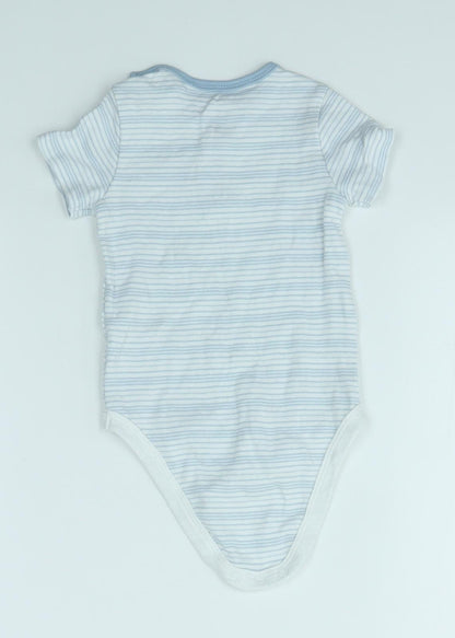RENE ROFE Baby Multicoloured Striped  Babygrow One-Piece Size 3-6 Months