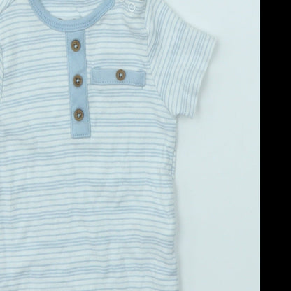 RENE ROFE Baby Multicoloured Striped  Babygrow One-Piece Size 3-6 Months