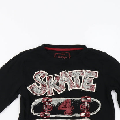 Pep&Co Boys Black   Basic Polo Size 8-9 Years  - Skate