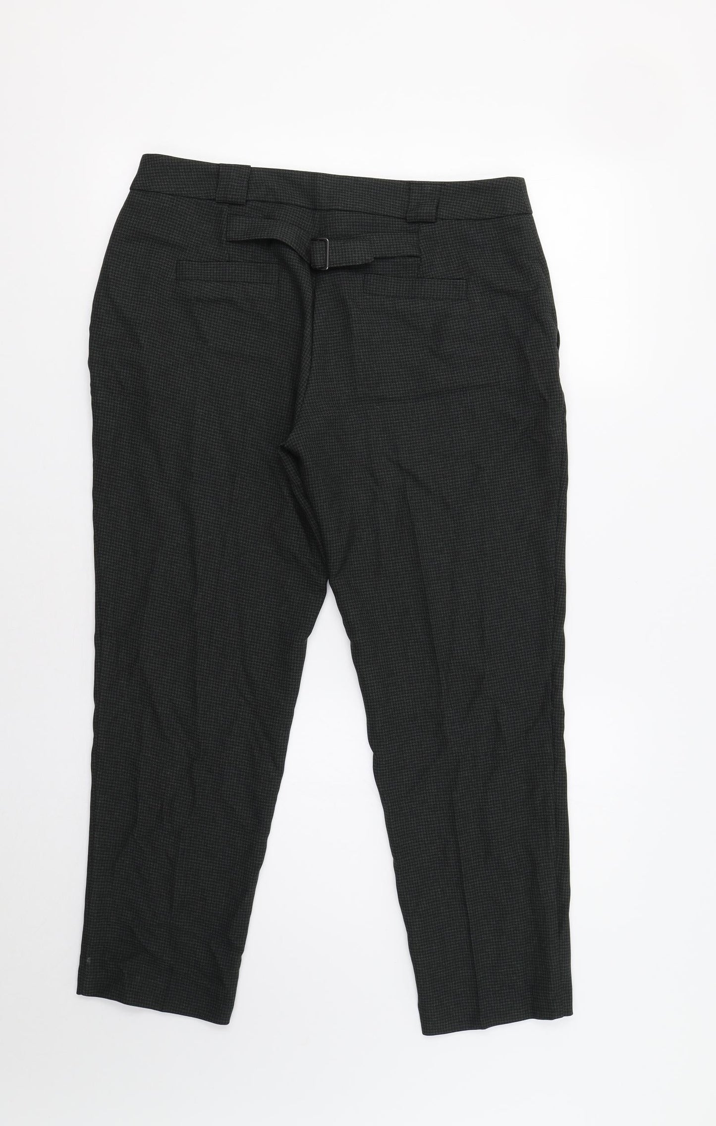 Womens UK Size 12 Dorothy Perkins Regular Fit Dress Pants Green Trousers