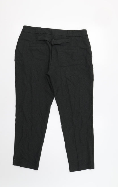 Womens UK Size 12 Dorothy Perkins Regular Fit Dress Pants Green Trousers