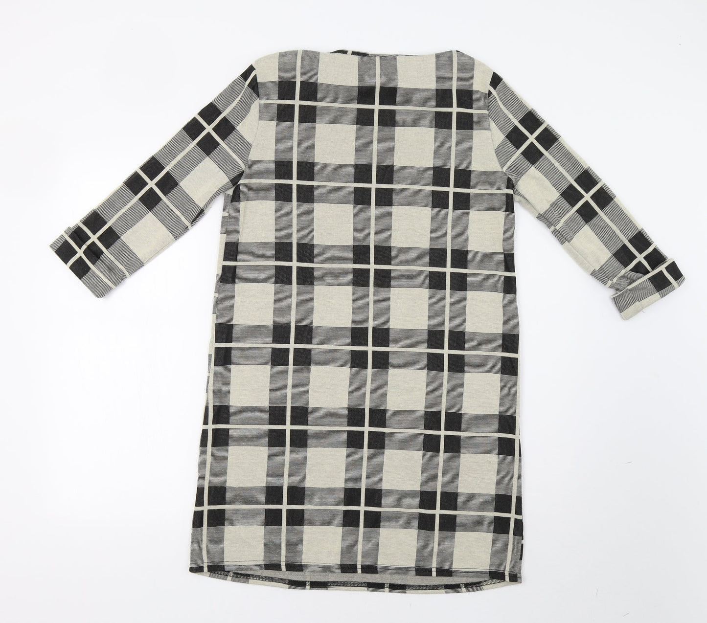 Primark Womens Beige Check  A-Line  Size 10