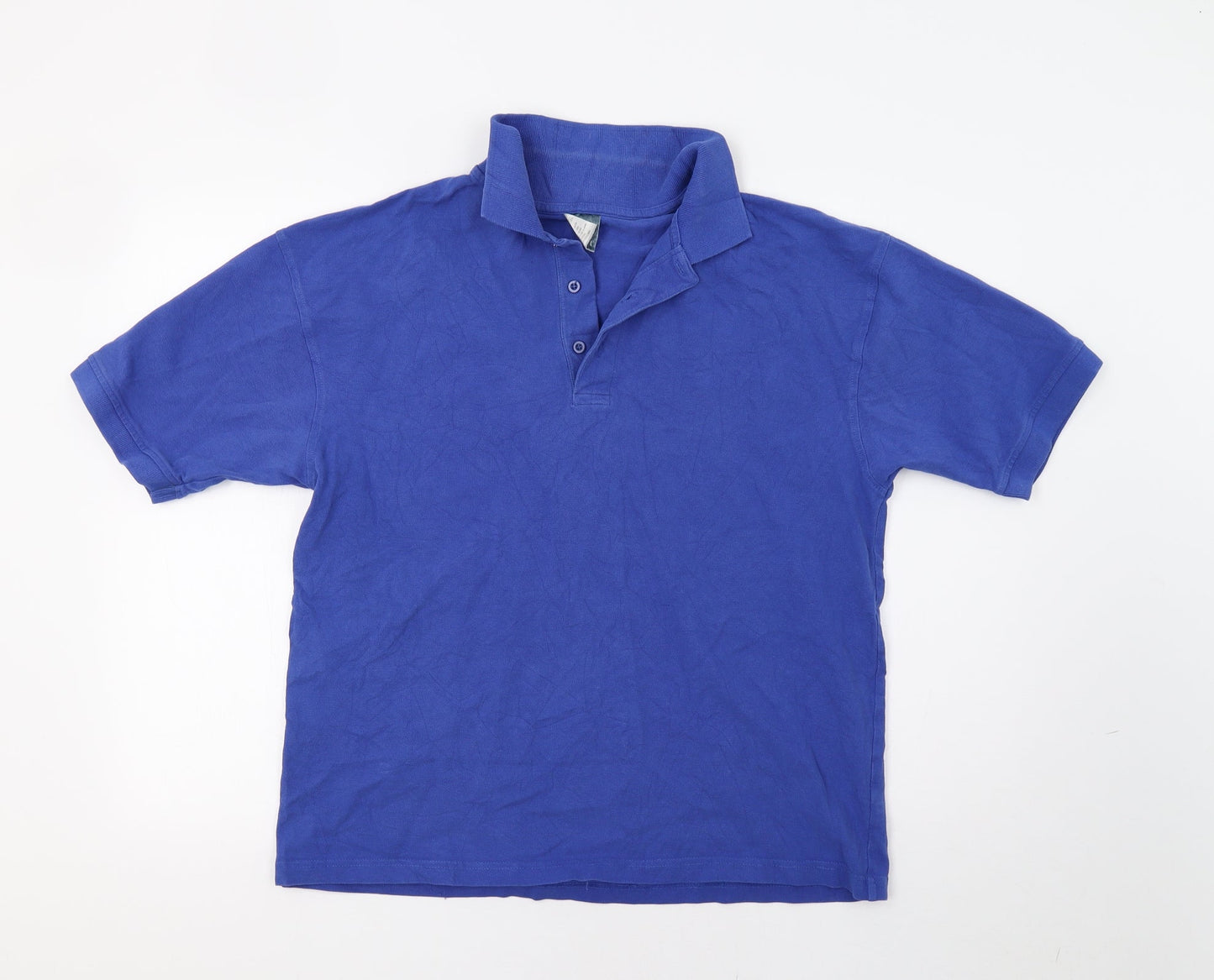 Uneek Mens Blue    Polo Size L