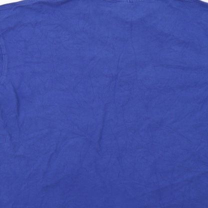 Uneek Mens Blue    Polo Size L