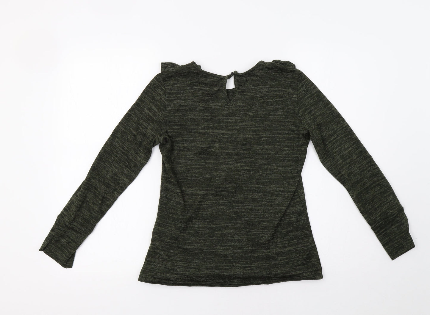 Womens UK Size 10 Red Herring Green Pullover Jumper