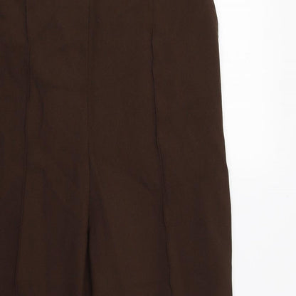 Womens UK Size 16 Damart Regular Fit  Brown Trousers