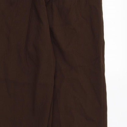 Womens UK Size 16 Damart Regular Fit  Brown Trousers