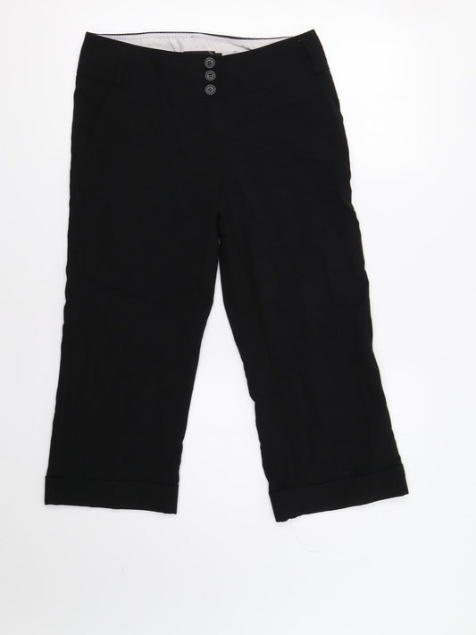 New Look Womens Black   Dress Pants Trousers Size 10 L23 in