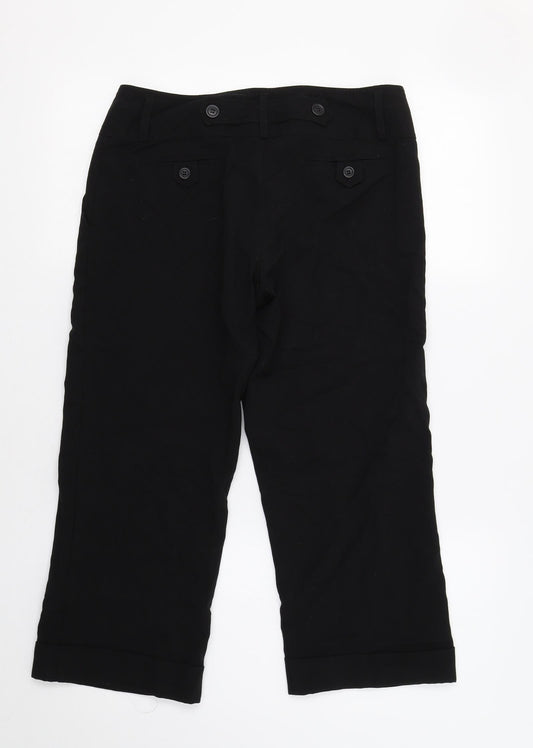 New Look Womens Black   Dress Pants Trousers Size 10 L23 in