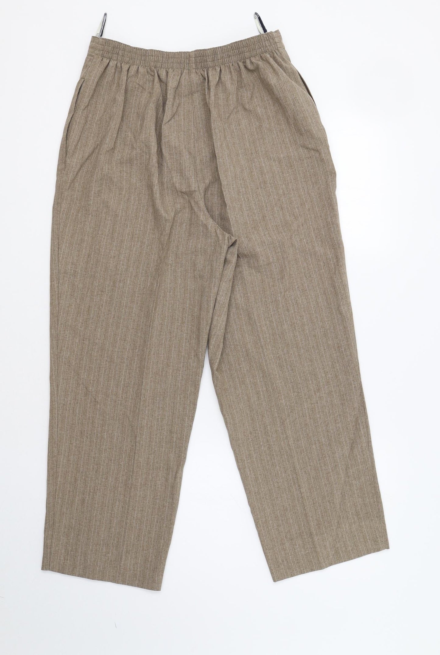 Womens UK Size 14 BHS Regular Fit  Beige Trousers