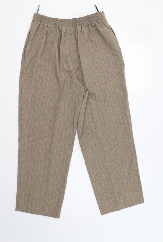 Womens UK Size 14 BHS Regular Fit  Beige Trousers
