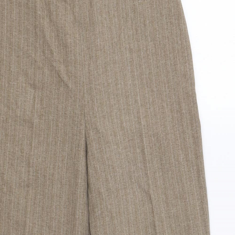 Womens UK Size 14 BHS Regular Fit  Beige Trousers