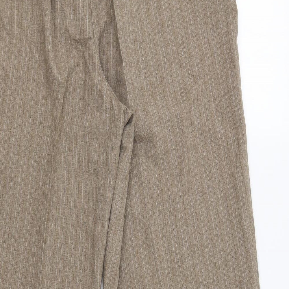 Womens UK Size 14 BHS Regular Fit  Beige Trousers