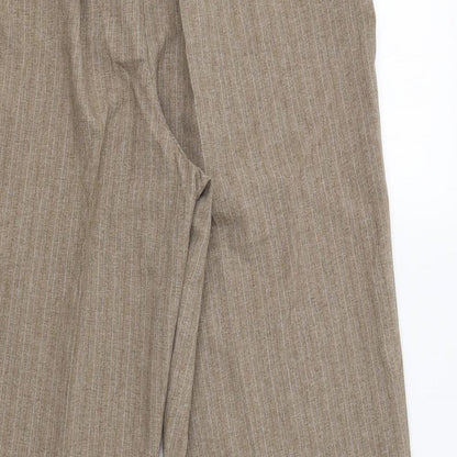 Womens UK Size 14 BHS Regular Fit  Beige Trousers