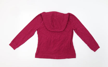 Tu Womens Pink   Pullover Hoodie Size 10