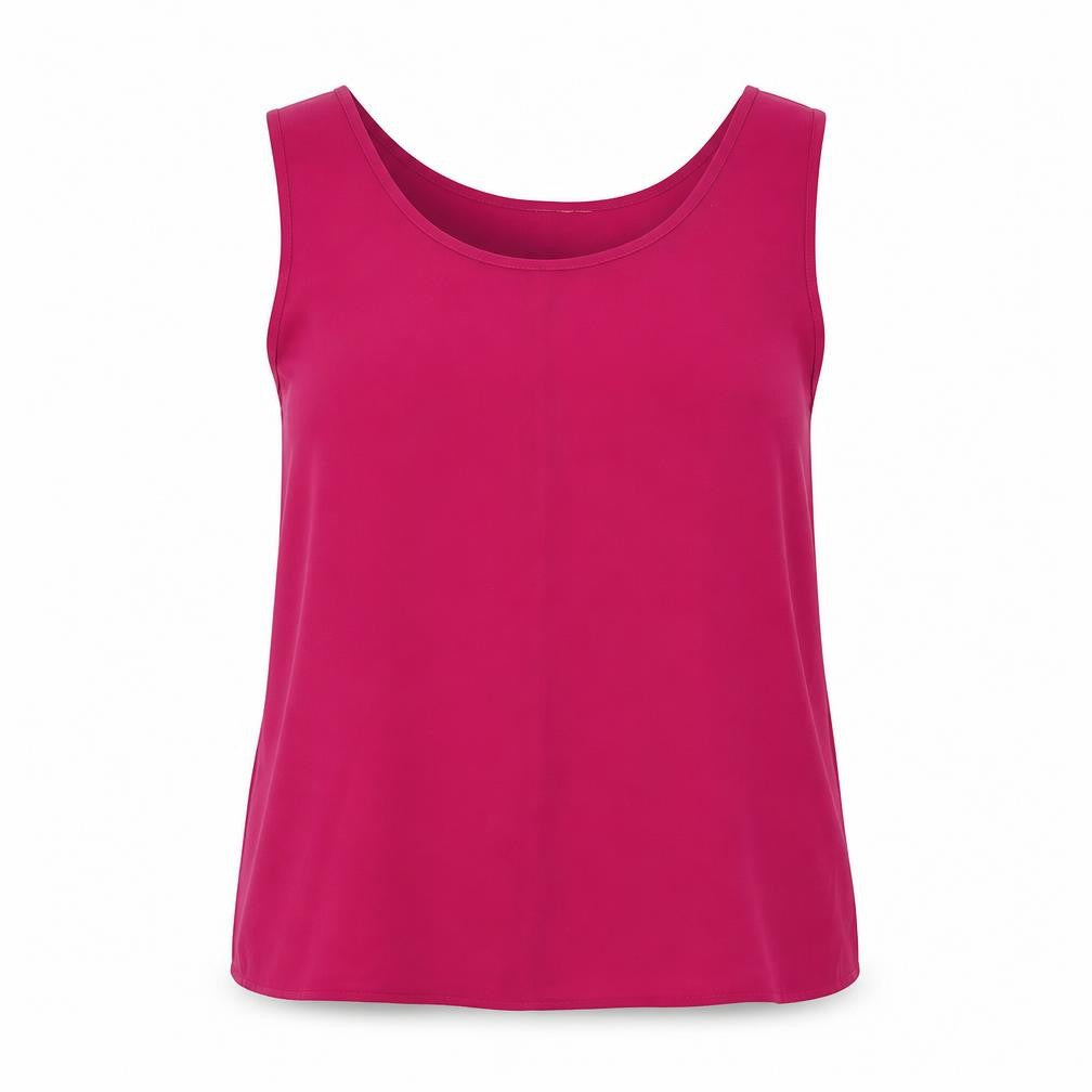 Womens UK Size 14 Preworn Pink Basic Tank
