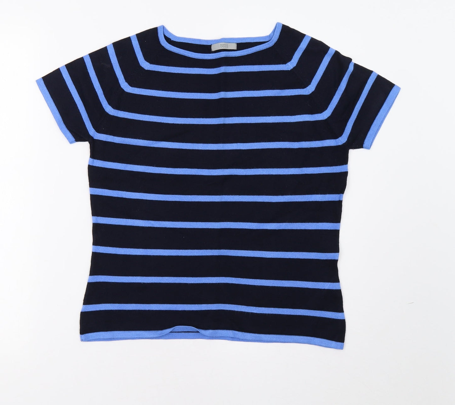 Womens UK Size 14 M&S Blue Pullover Jumper