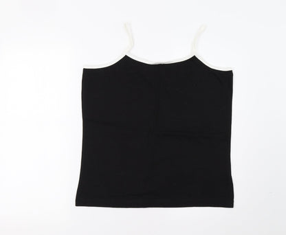 Lady M Womens Black   Camisole Tank Size L