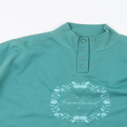 Nature Republic Womens Green   Pullover Sweatshirt Size M