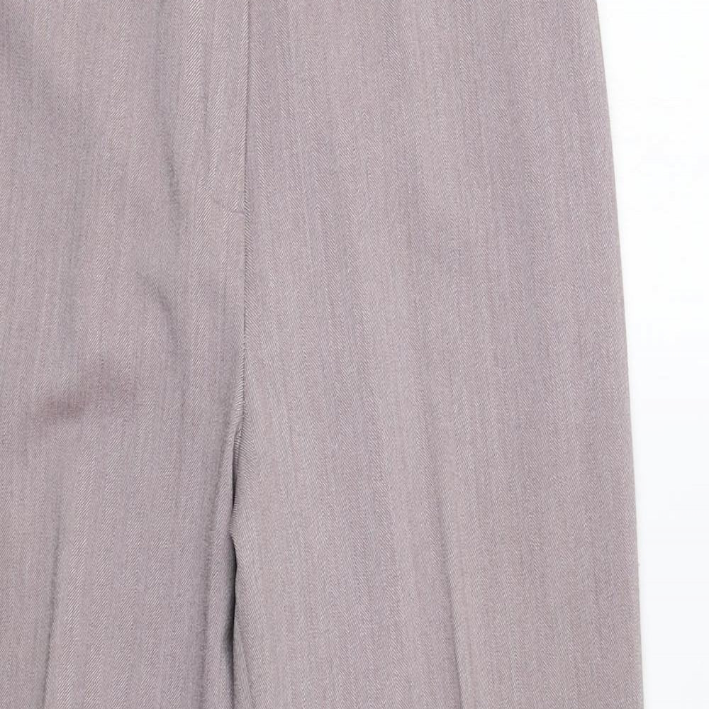 Womens UK Size 14 Berkertex Regular Fit Dress Pants Pink Trousers
