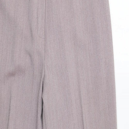 Womens UK Size 14 Berkertex Regular Fit Dress Pants Pink Trousers