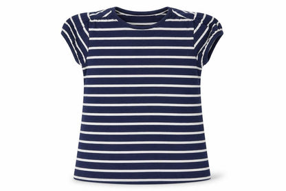 RTu Girls Blue Striped  Basic T-Shirt Size 6 Years