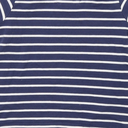 RTu Girls Blue Striped  Basic T-Shirt Size 6 Years