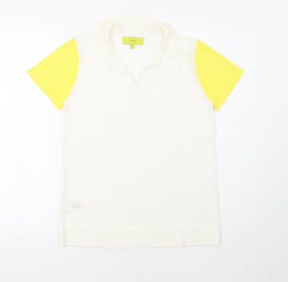 Womens UK Size 8 NEXT White Pullover Jumper