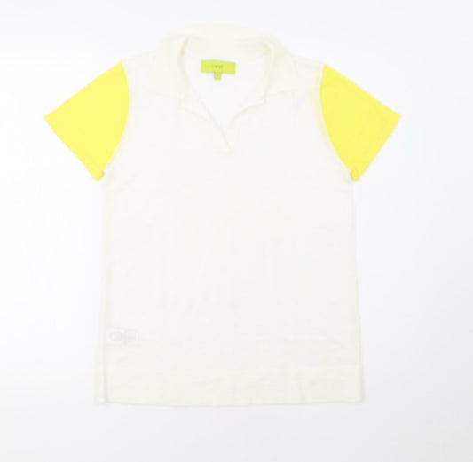 Womens UK Size 8 NEXT White Pullover Jumper