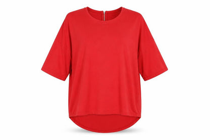 Womens UK Size 12 Peacocs Red Basic Blouse