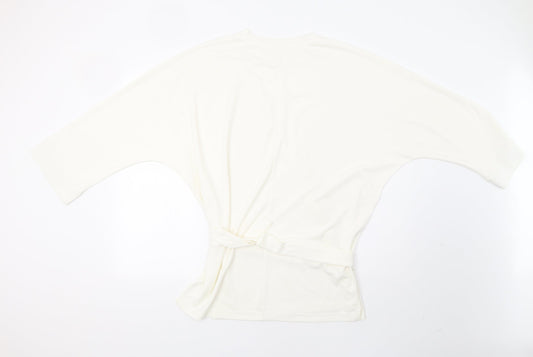 Preworn Womens Ivory   Basic Blouse Size M