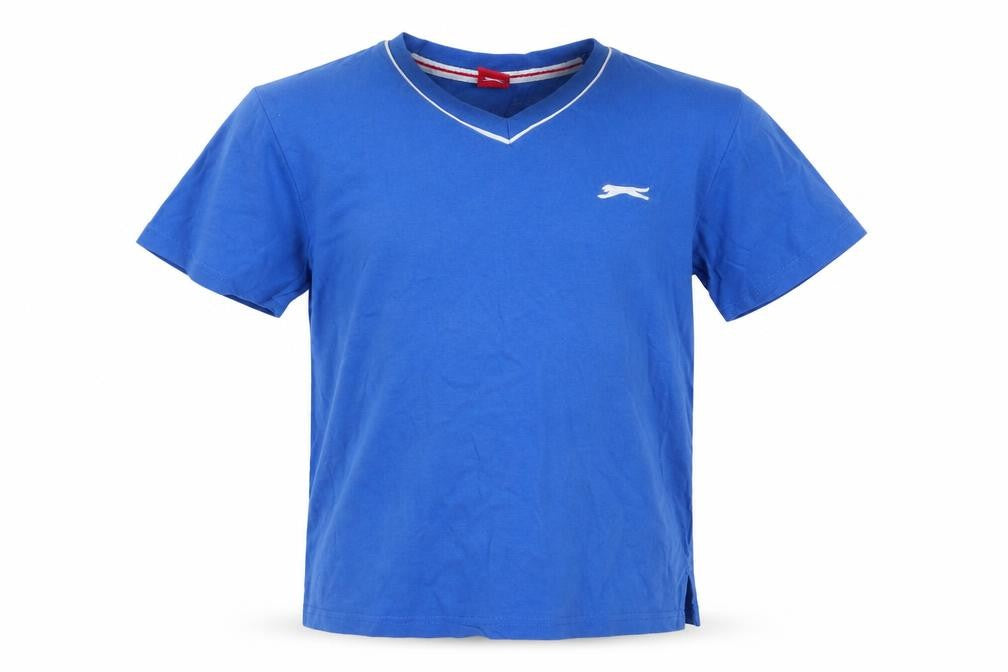 Slazenger Boys Blue   Basic T-Shirt Size 7-8 Years