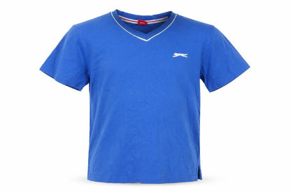 Slazenger Boys Blue   Basic T-Shirt Size 7-8 Years