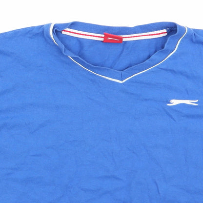 Slazenger Boys Blue   Basic T-Shirt Size 7-8 Years
