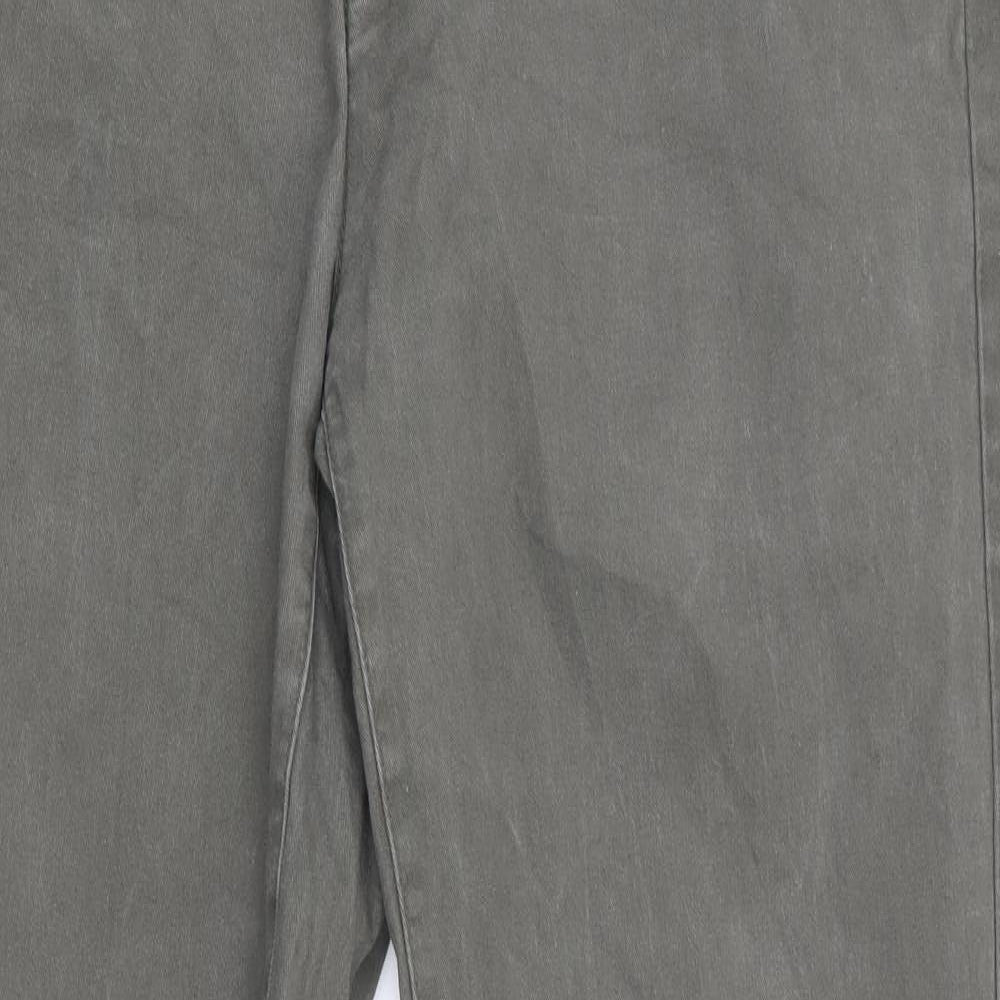 Burtons Menswear Womens Green   Straight Jeans Size 34 in L29 in