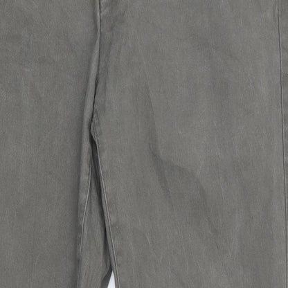 Burtons Menswear Womens Green   Straight Jeans Size 34 in L29 in