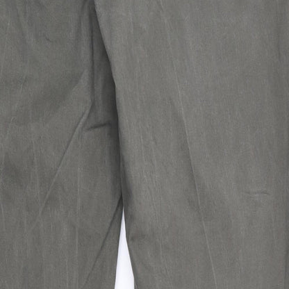 Burtons Menswear Womens Green   Straight Jeans Size 34 in L29 in