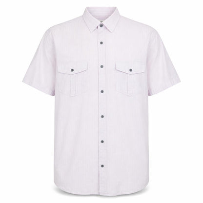Mens UK Size M NEXT Pink  Button-Up Short Sleeve Casual Shirt