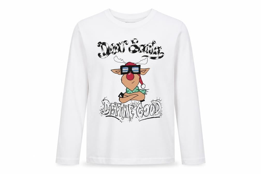 Primark Girls White   Basic T-Shirt Size 9-10 Years  - christmas top
