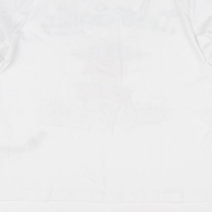 Primark Girls White   Basic T-Shirt Size 9-10 Years  - christmas top