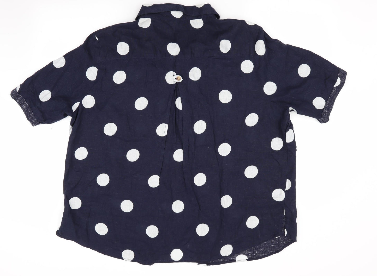 Womens UK Size  Preworn Blue Basic Blouse